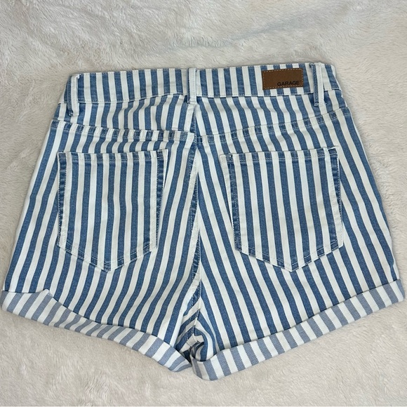 Striped Jean Shorts from Garage - Picture 3 of 3